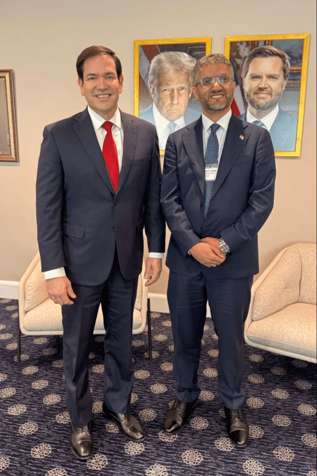 عمدة هامترامك أمير غالب اجتمع في البيت الأبيض مع وزير الخارجية ماركو روبيو ومسؤولين آخرين، لبحث دعم مالي للمدينة وتخفيف القيود على دخول المهاجرين اليمنيين إلى الولايات المتحدة.